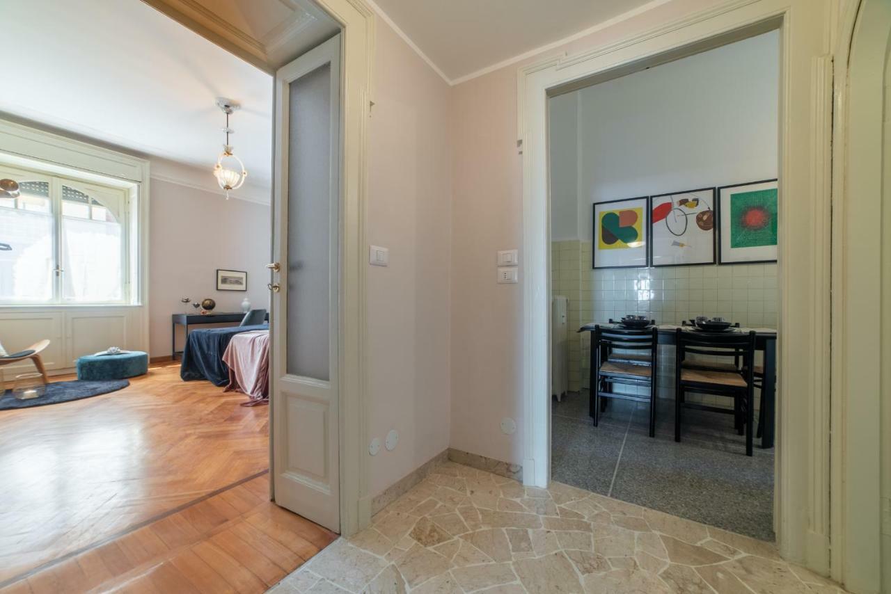 Ferienwohnung Joivy Sophisticated 3-Bed Flat With Desk Mailand Exterior foto